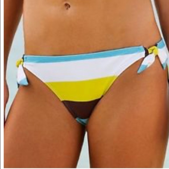 ATHLETA Colorblock Striped Bikini Bottom - Picture 4 of 5